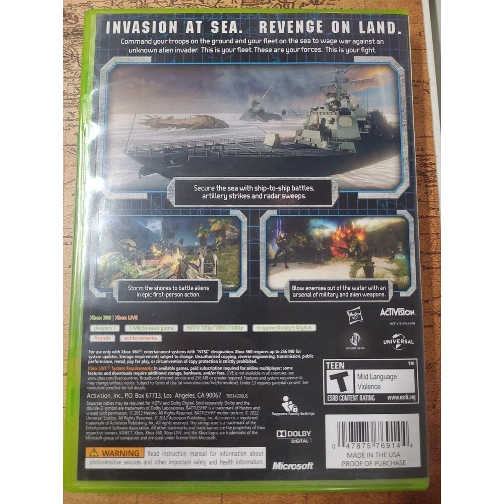 Battleship (Microsoft Xbox 360, 2012)